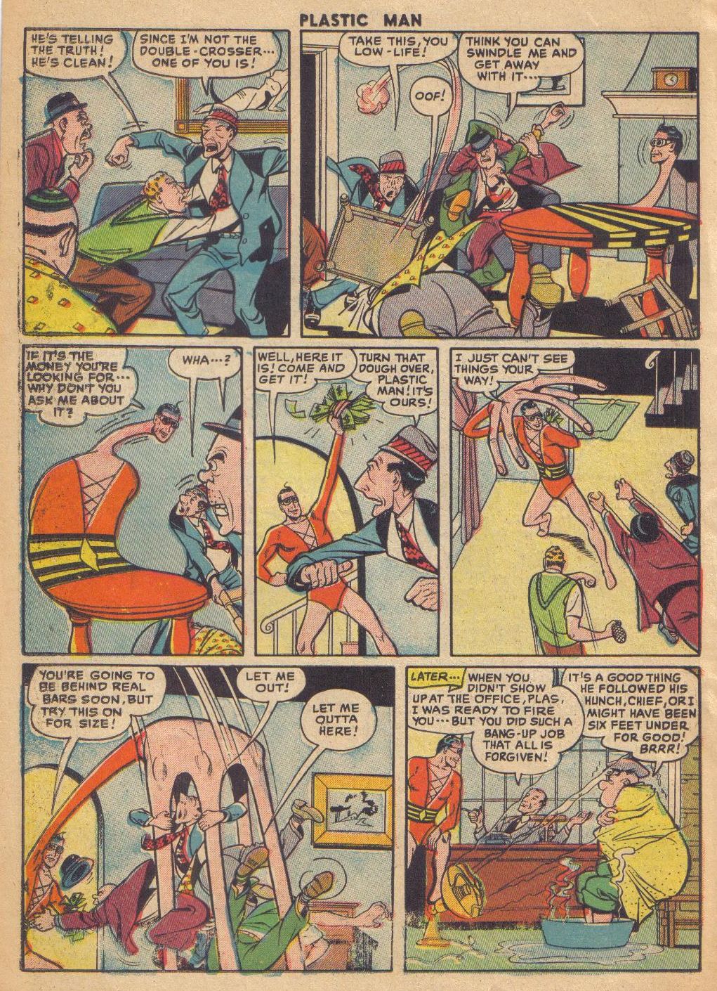 Read online Plastic Man (1943) comic -  Issue #50 - 24