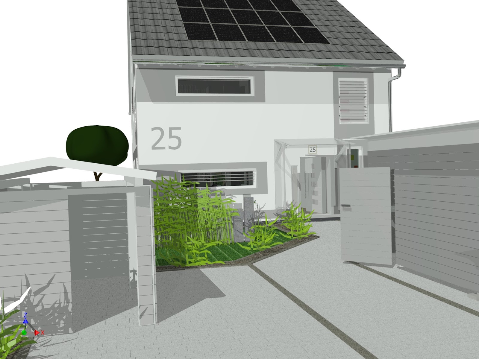 Unser Okal Haus Planung Der Aussenanlage