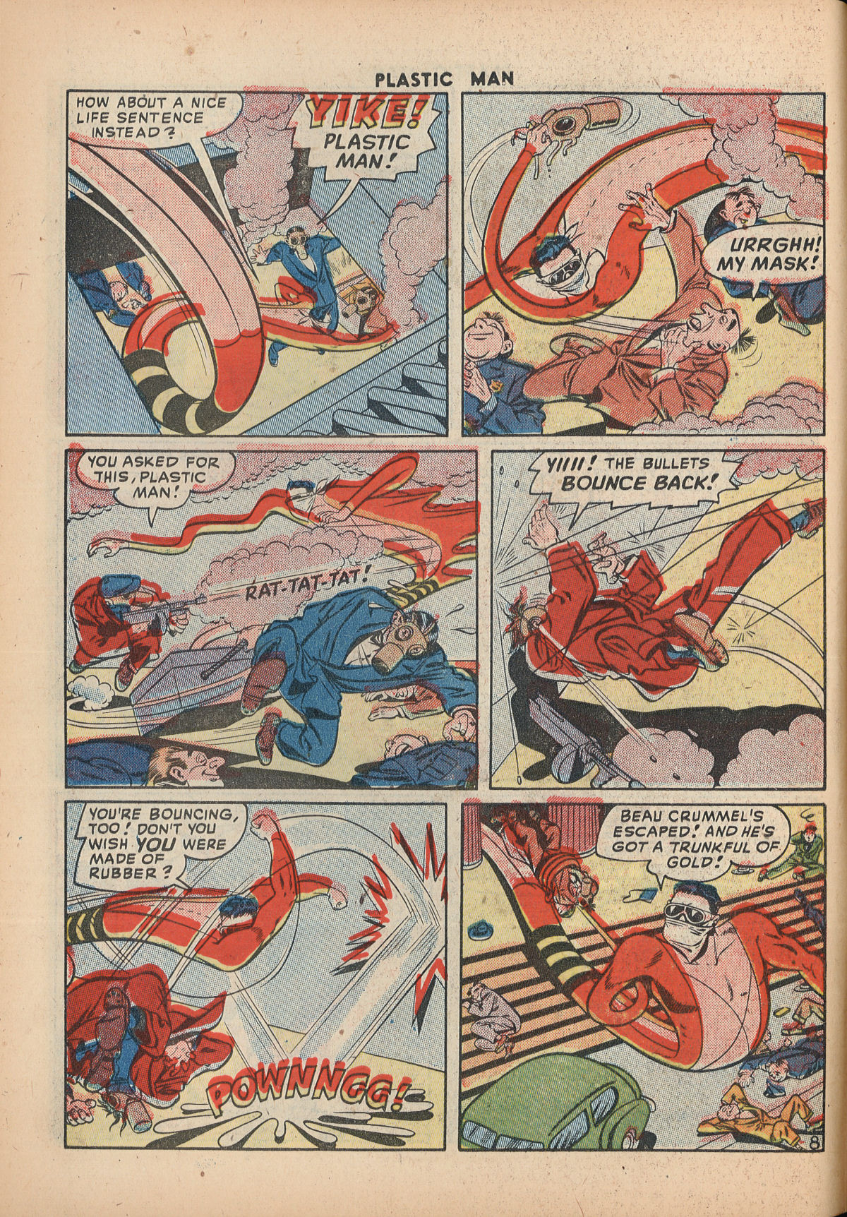 Read online Plastic Man (1943) comic -  Issue #15 - 10