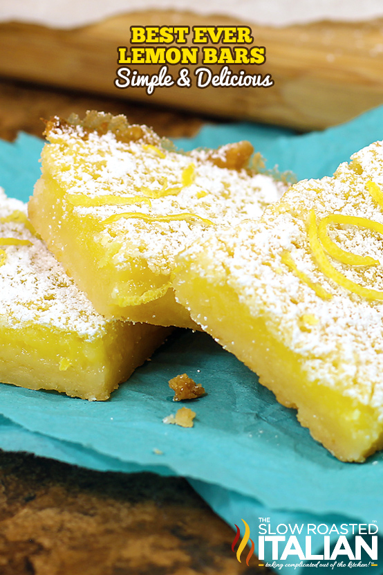 Best Ever Easy Lemon Bars (With Video)