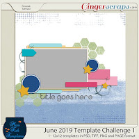 Template : June 2019 Challenge Template by Miss Fish Templates