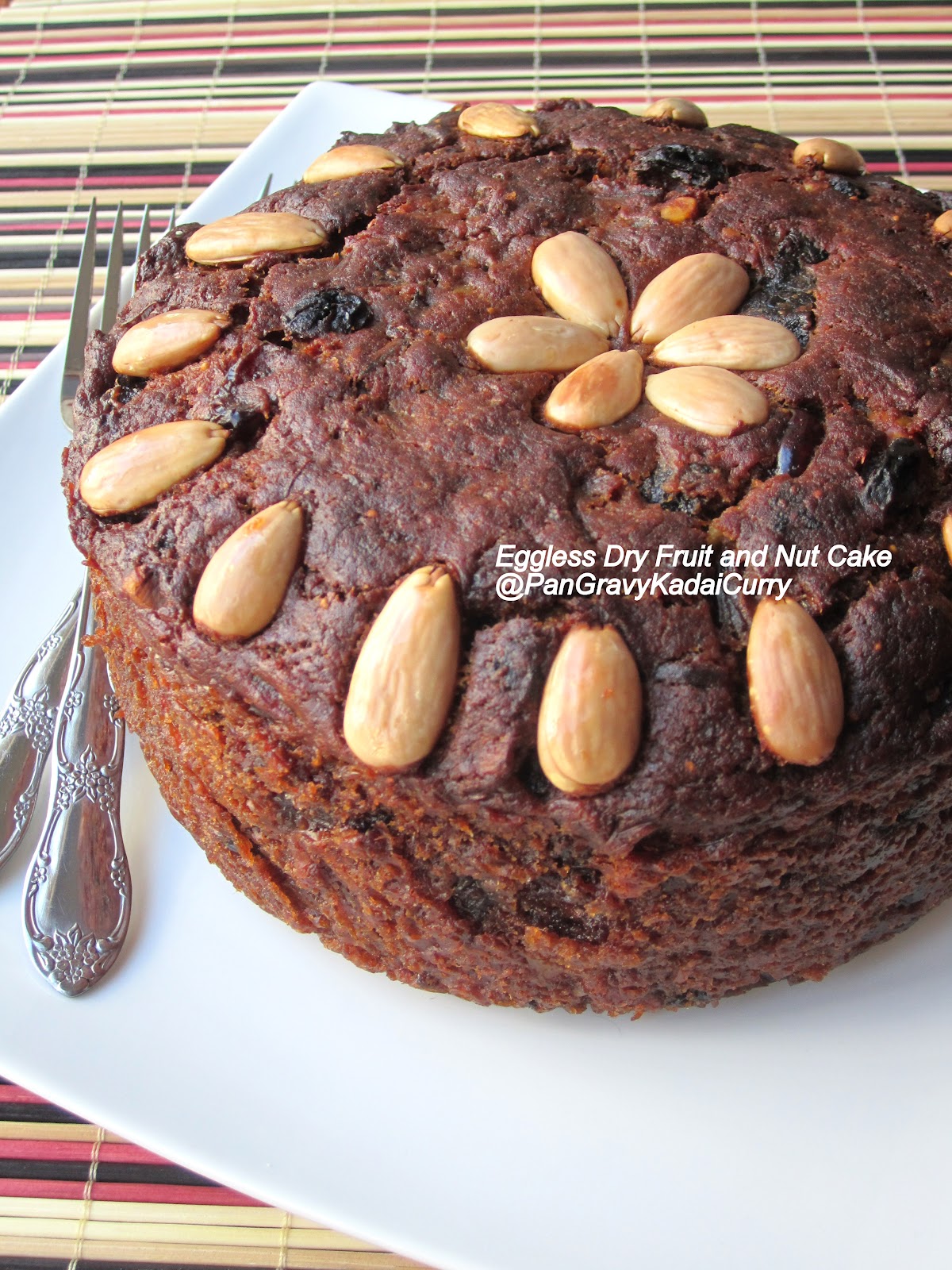 Pan Gravy Kadai Curry Eggless Dry Fruit And Nut Cake, for Mother's Day
