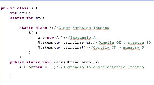 llamar un método de otra clase java