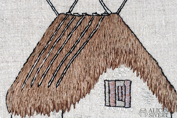 "Lambgiftet" embroidery by Alicia Sivertsson, 2015-2016. "Lambgiftet" embroidery by Alicia Sivertsson, 2015-2016. broderi, needlework, hoop art, textile art, textilkonst, konst, textil, tyg, sy, gotland, lambgift, stenvast, stenmur, hur, byggnad, building, halmtak, skapa, skapande, kreativitet, creativity, create, lambigften, sömnad, gotland, gotländskt, faludden