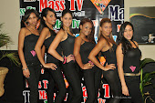 Chicas del Elenco del 5to. Aniversario de Mass Tv en la Alfombra Roja