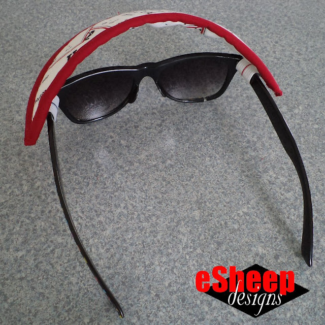 sunglasses visor crafted by eSheep Designs