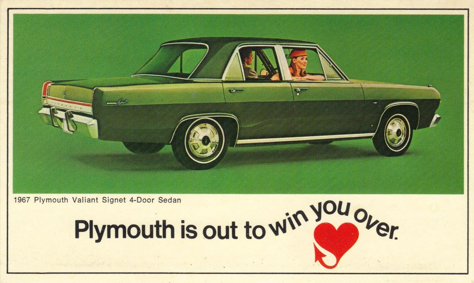 POSTCARDS FROM THE PAST 1967 PLYMOUTH