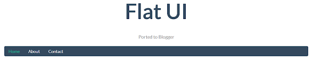 FlatUI Blogger Template