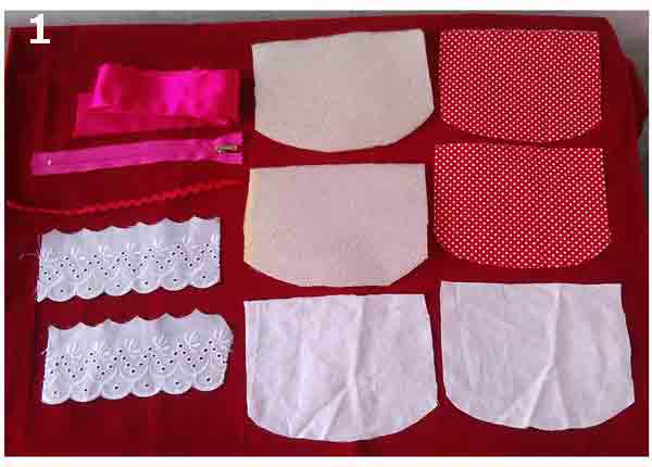 Cara Membuat Dompet HP dari Kain Perca plus Aplikasi Bunga