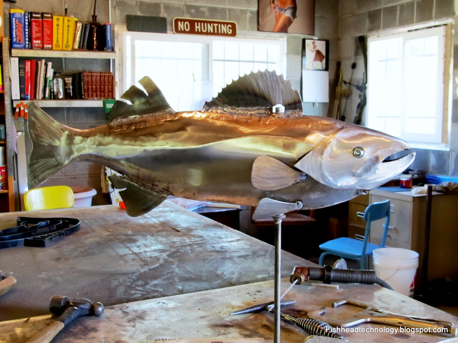 Fishhead Technology Walleye Weathervane