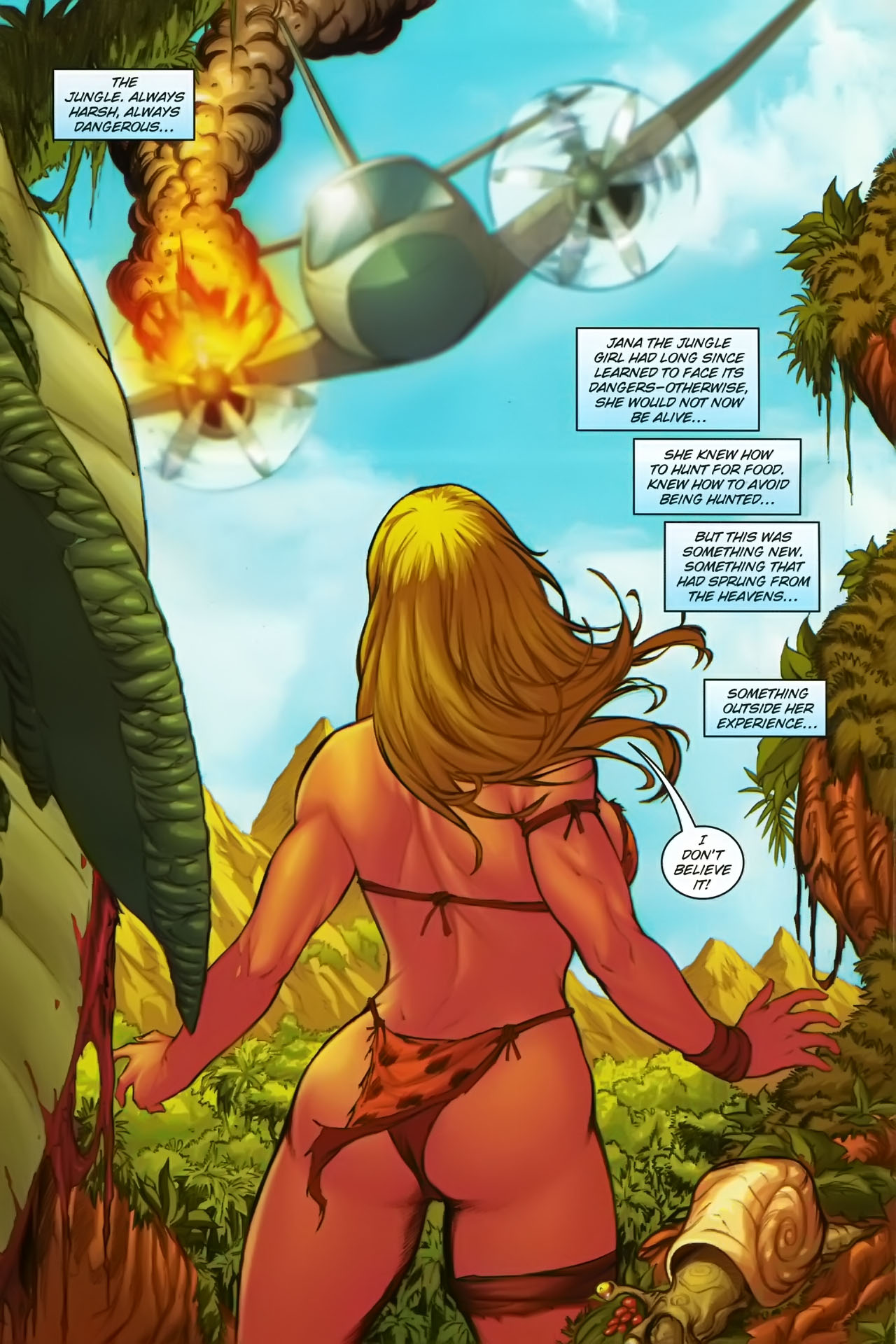 Read online Jungle Girl comic -  Issue #1 - 4