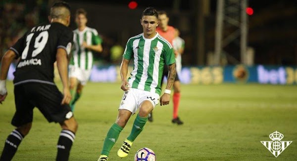 Oficial: El Betis cede a Felipe Gutiérrez al Internacional de Porto Alegre