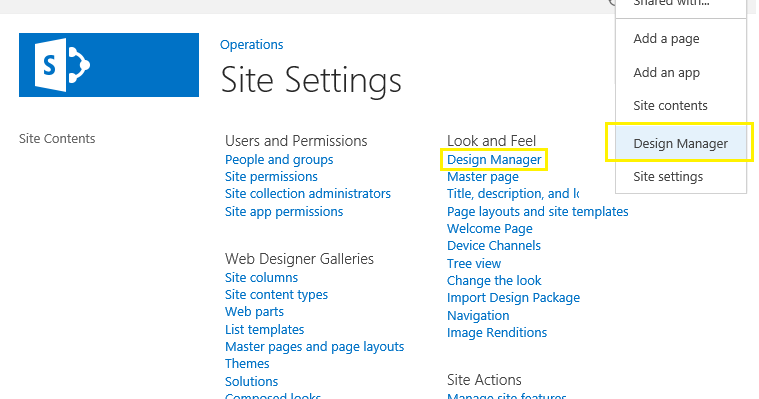 sharepoint change site template