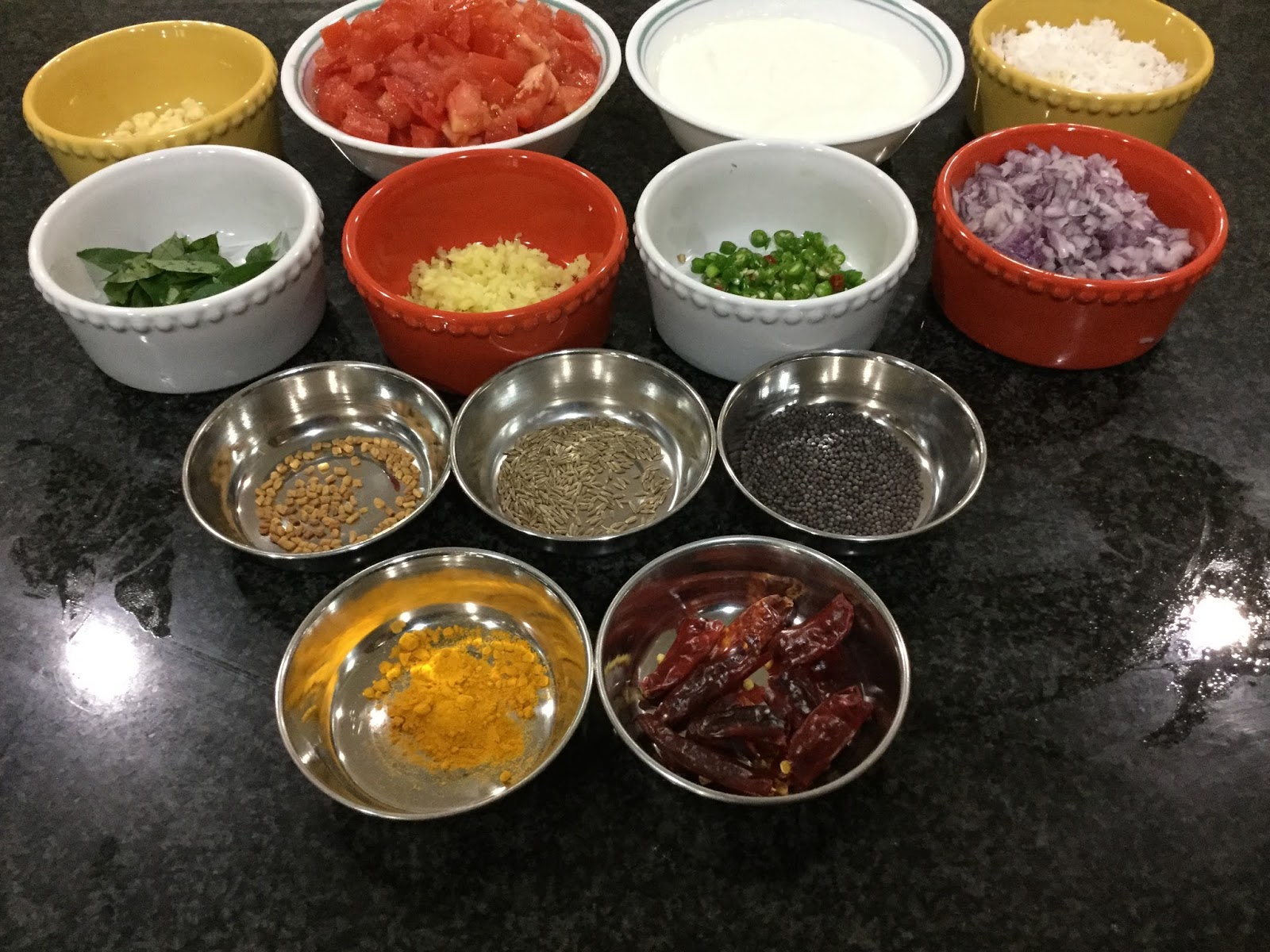 Cooking at Home Tomato Yogurt Curry ( Thakkali Curry)