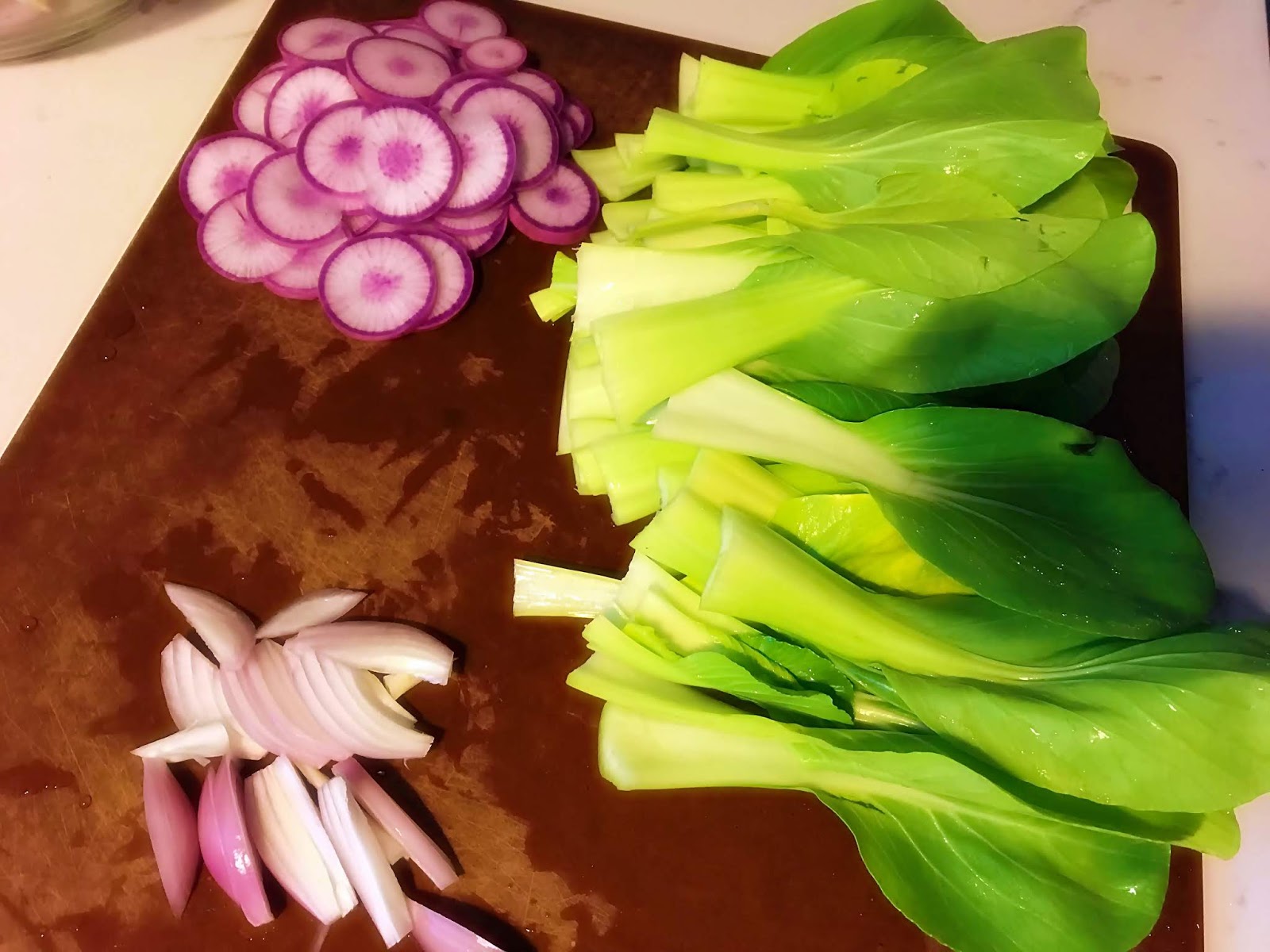 Inspiration from the darnedest of places! (Bok Choy Stir Fry with Quick