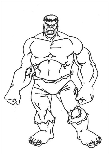 Hulk - Avengers Coloring Pages >> Disney Coloring Pages