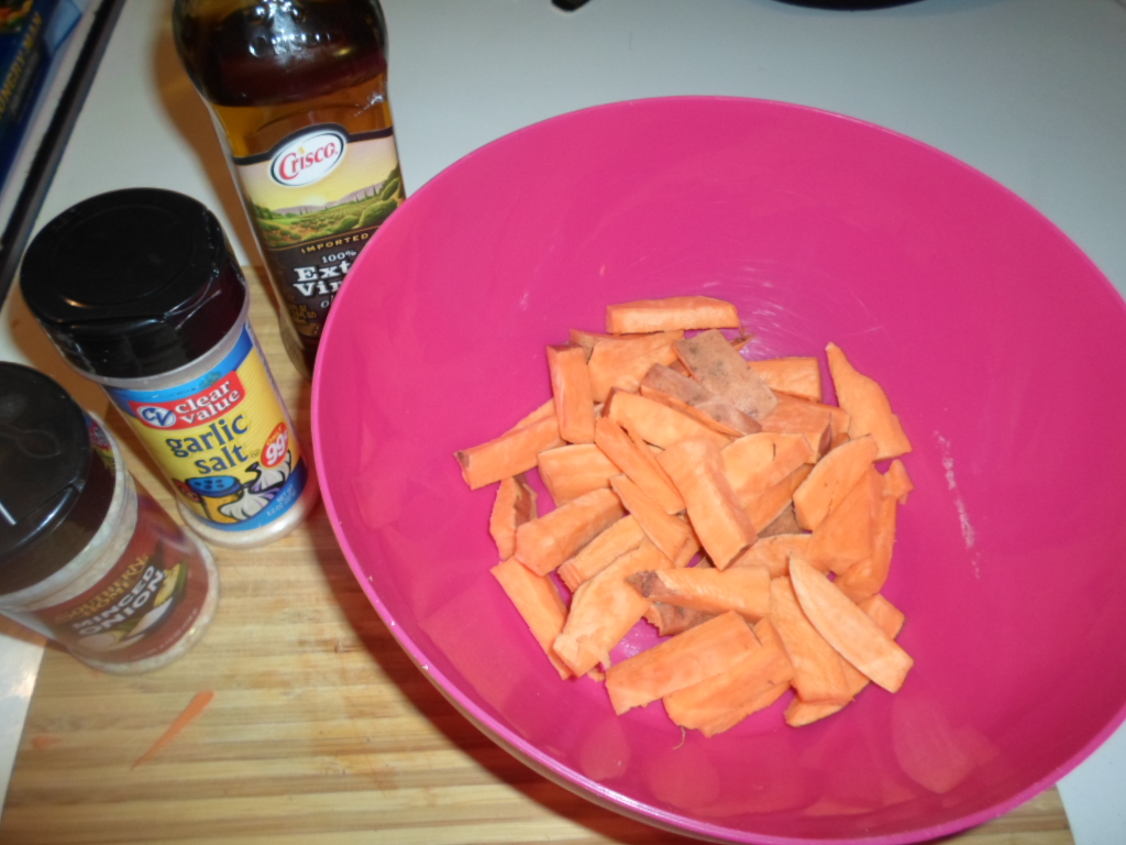 LittleBlueDress Sweet Potato Fries