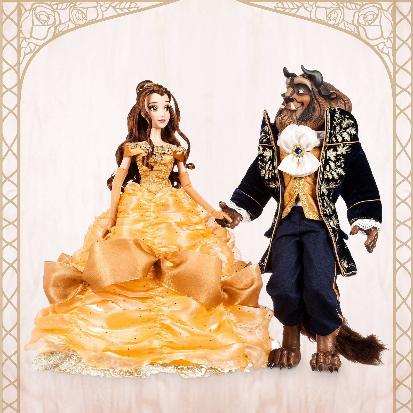 muñecas de la bella y la bestia