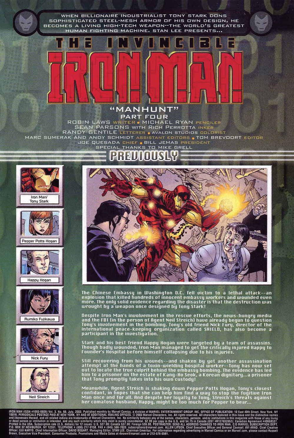 Read online Iron Man (1998) comic -  Issue #68 - 3