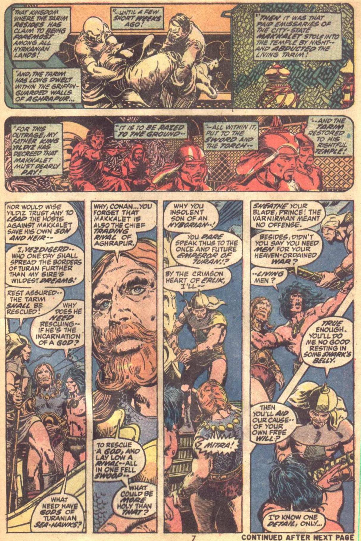 Read online Conan the Barbarian (1970) comic -  Issue #19 - 7