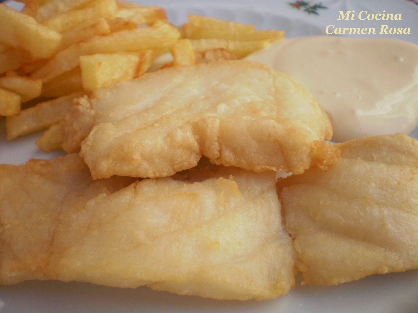 FISH AND CHIPS !!.o ROSADA FRITA