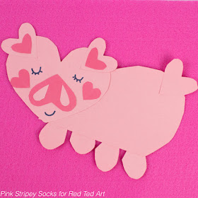 How to Make easy heart pigs for Valentine's Day and Chinese New Year