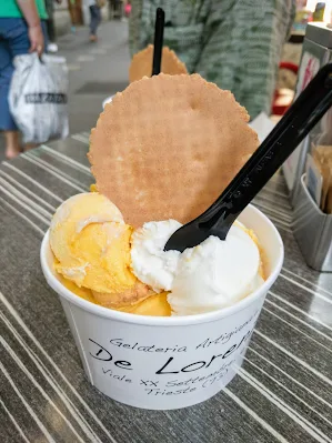 What to eat in Trieste Italy: gelato