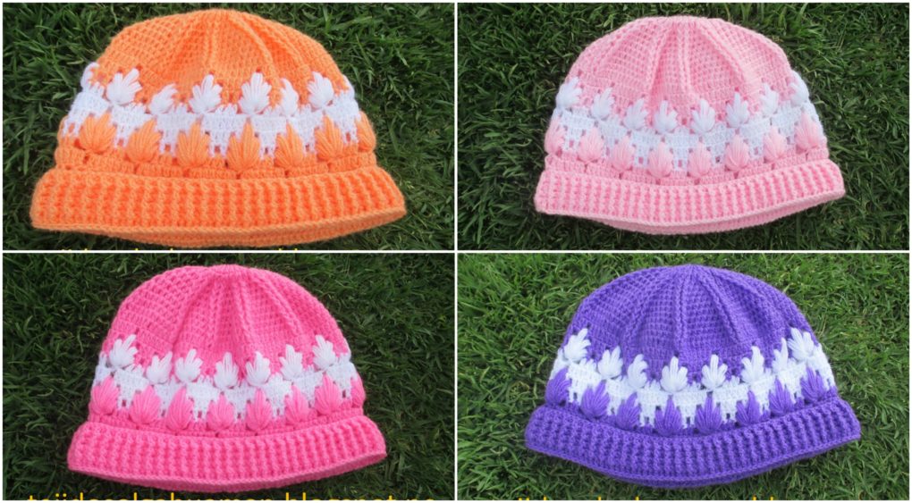 How to make crochet hat for baby step by step