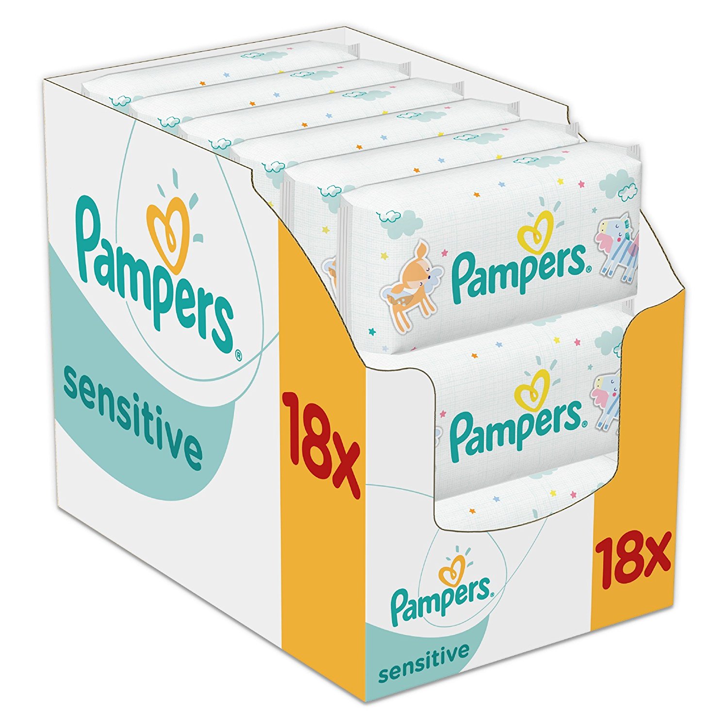 Pampers Sensitive Baby 1008 Wipes £10.99 , soft grip texture, for