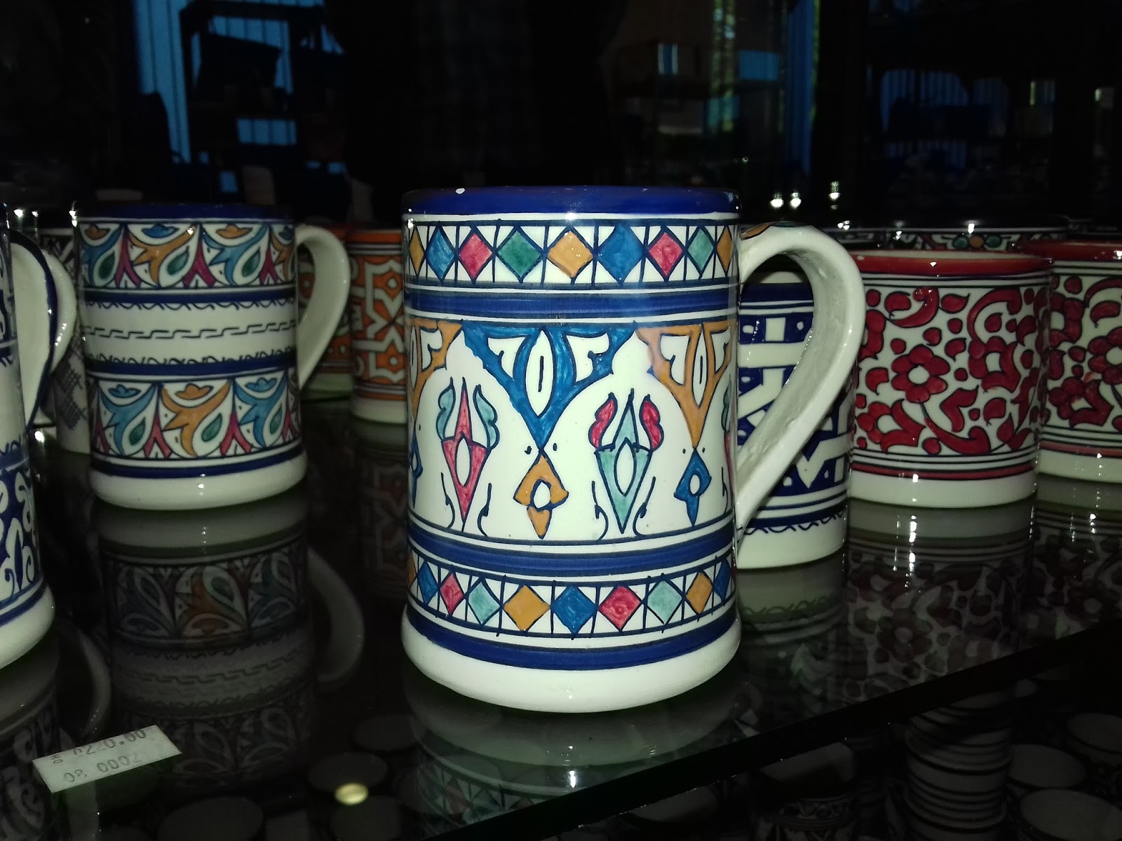 Traditional Cups Cooperative Artistic Pottery And Zellige Of Fes
