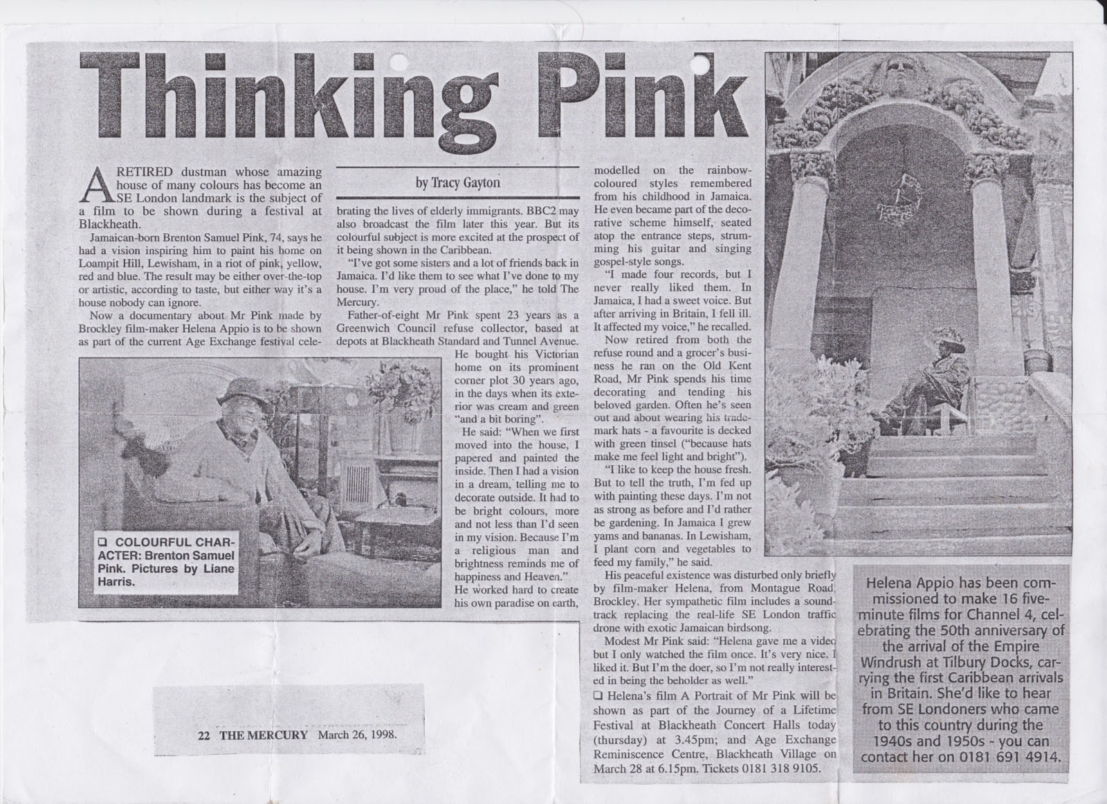 wildcornerz The Pink House Local Landmarks of Lewisham