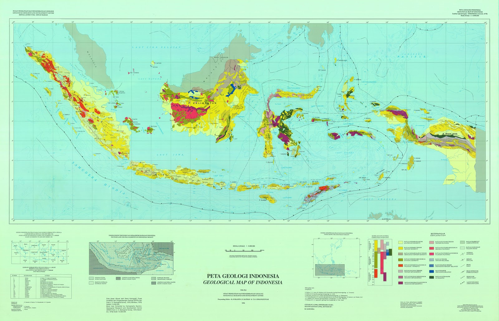 Gambar Peta Geologi Indonesia - Koleksi Gambar HD
