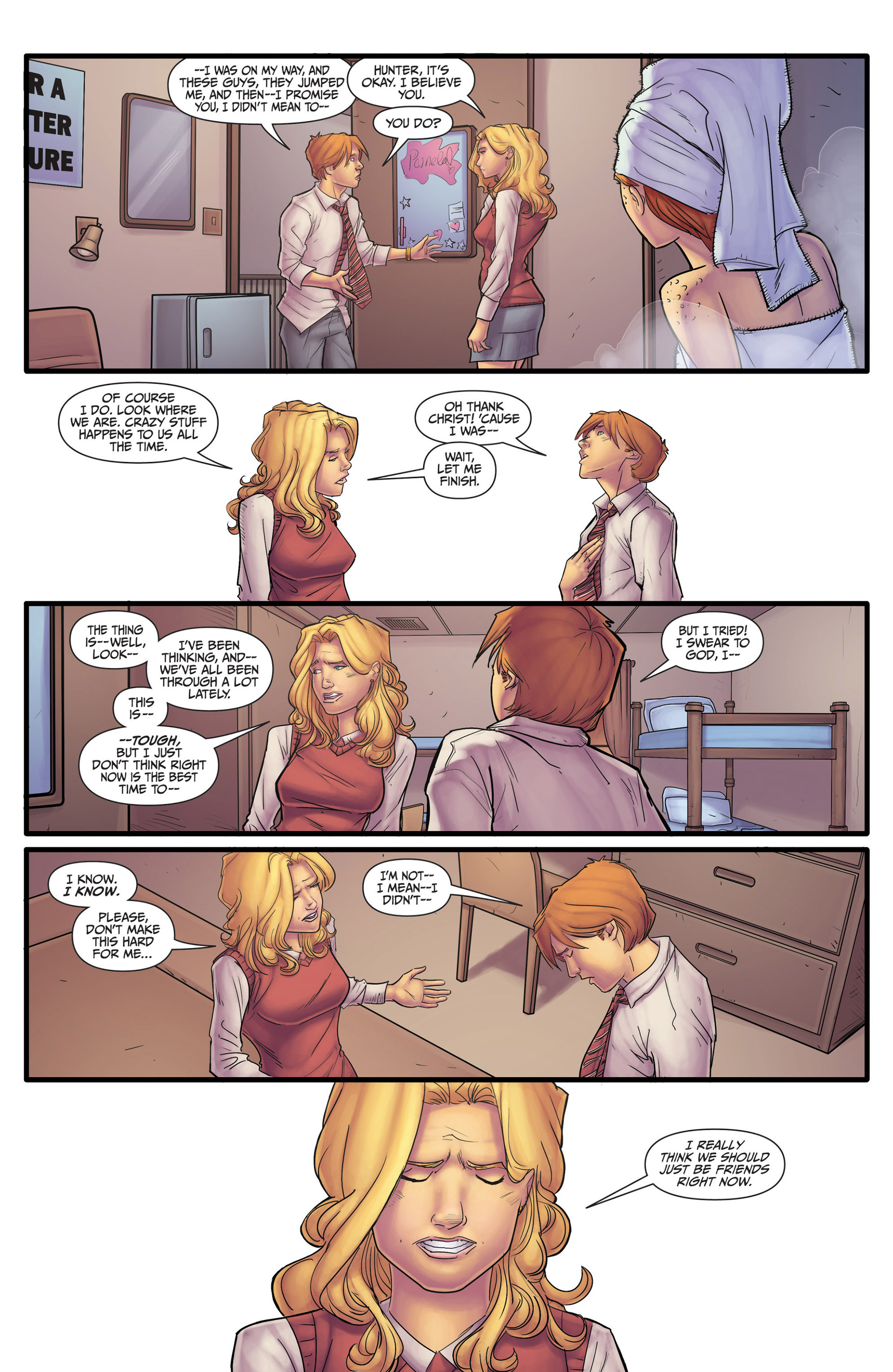 Read online Morning Glories comic -  Issue # _TPB 3 - 9