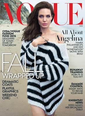 Angelina Jolie on the cover of Vogue