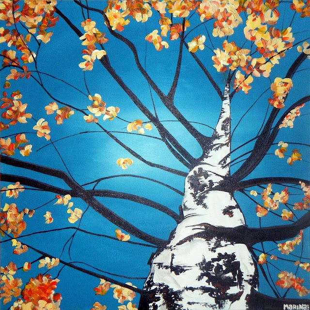 осень в живописи Марин Райт