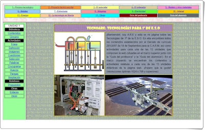 Tecnoare Página de Tecnología de 1º de Secundaria de Educarm