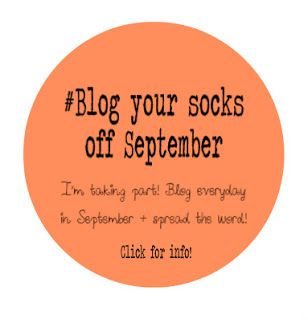 Blog Your Socks Off September