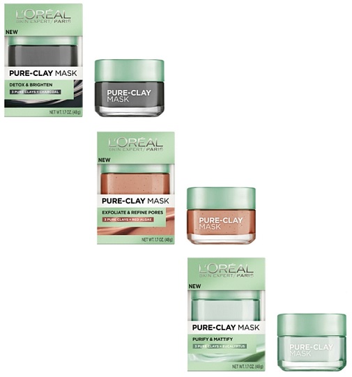 Now at Ulta New L'Oreal PureClay Masks, New Haircare Value Set, and a