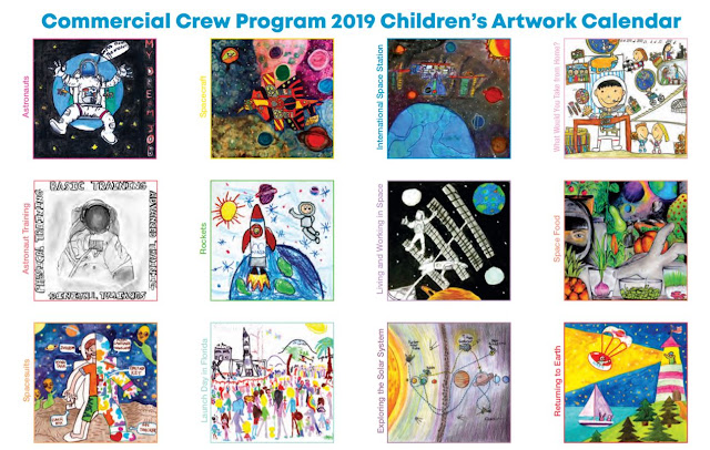 NASA 2019 Children Artwork Calendar - Youth Apps