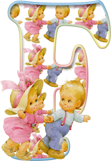 Abecedario de Niños Precious Moments. Alphabet with Precious Moments Kids