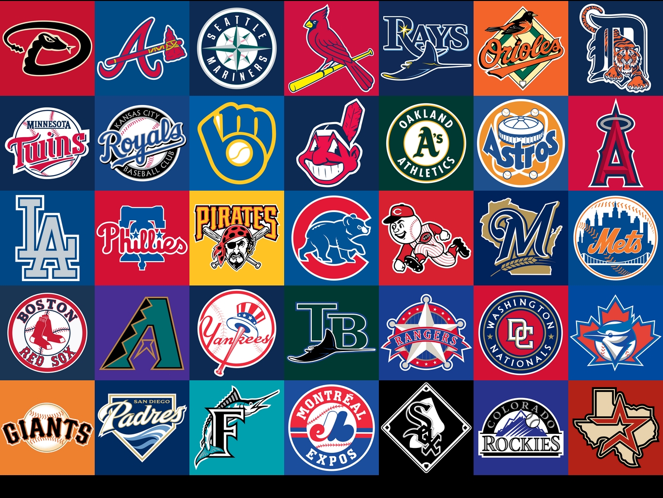 Major League Baseball Logos Mlb