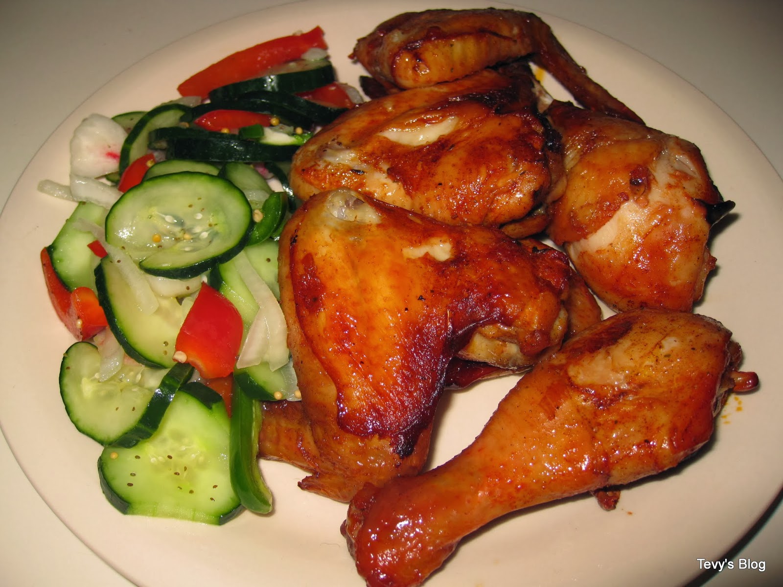 to Tevy's Kitchen Grilled Chicken Wings or Drumsticks with