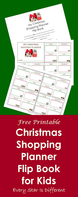 Free Christmas shopping planner