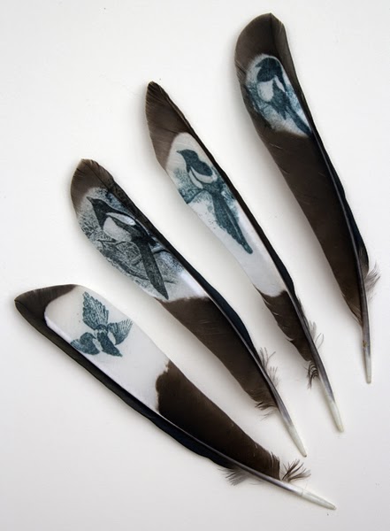 05-Rebecca-Jewell-British Museum-Art-Printed-on-Bird-Feathers-www-designstack-co