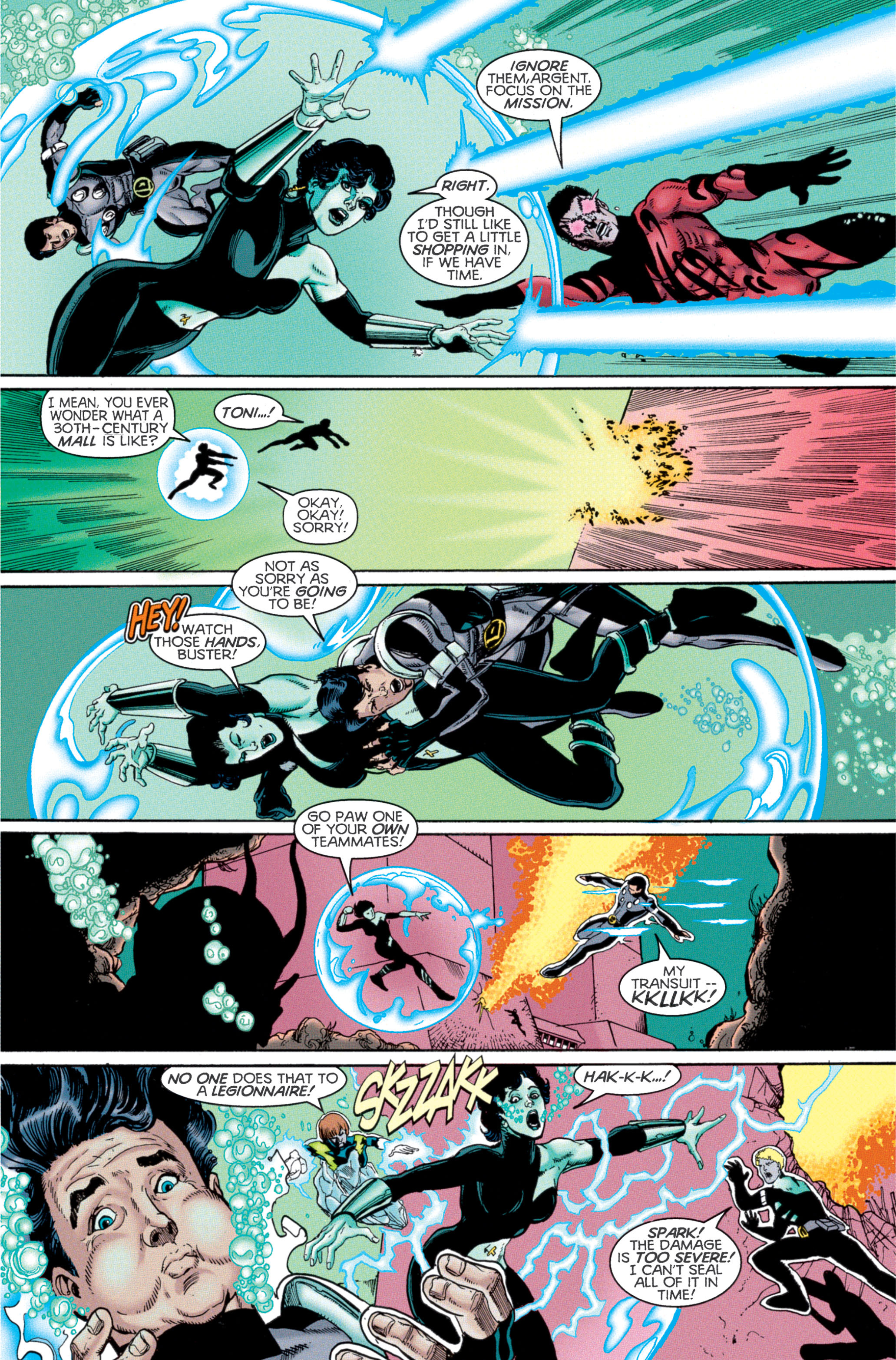 Read online Titans/Legion of Super-Heroes: Universe Ablaze comic - Issue #2 - 27