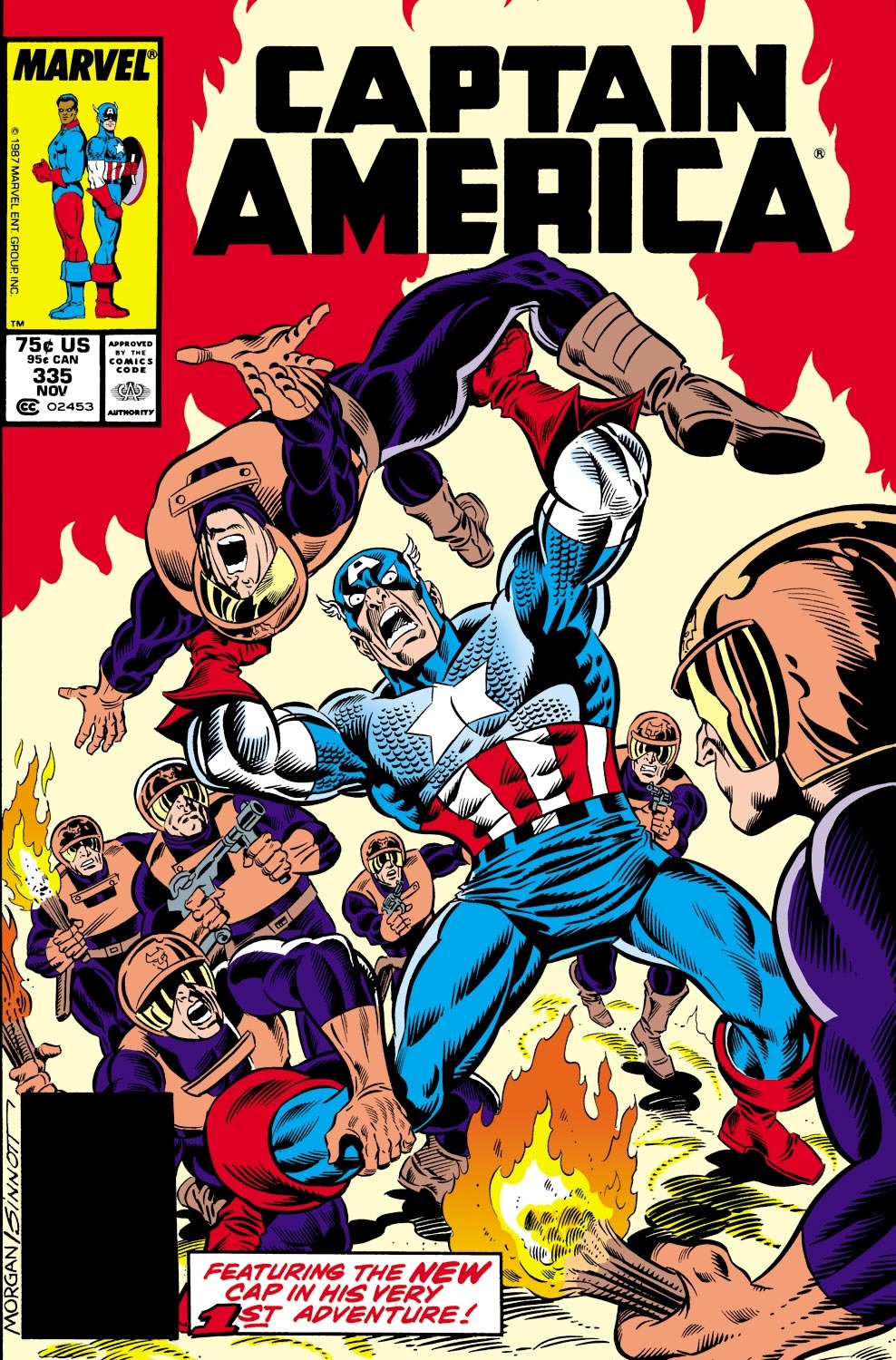 Read online Captain America (1968) comic -  Issue #335 - 1