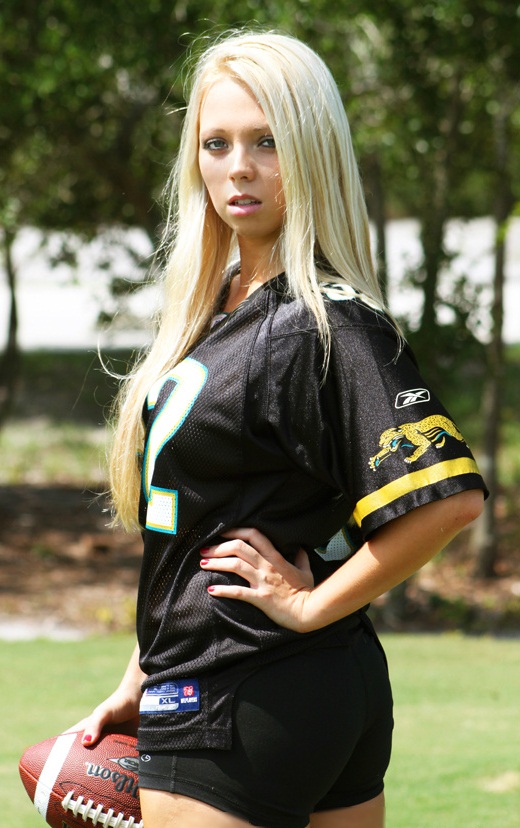 Beauty Babes Nfl Football Babes In Jersey S Cap S T
