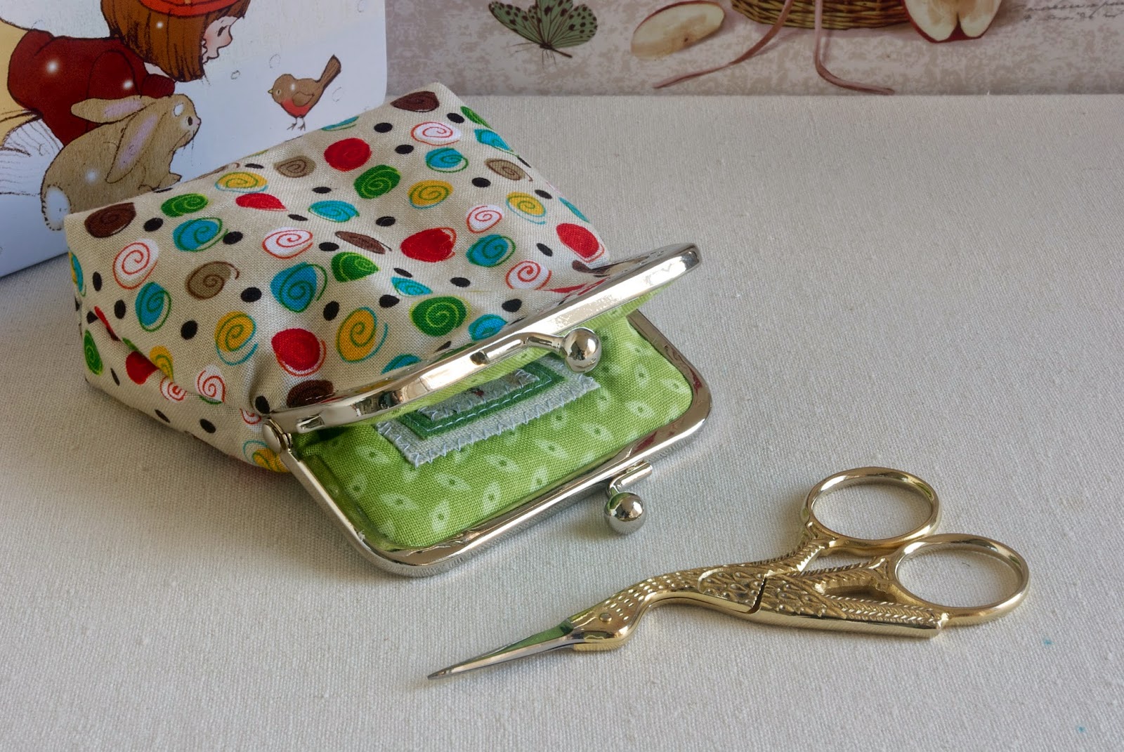 Stitching Notes: Tutorial: Kiss Lock Coin Purse