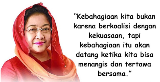 Kartu ucapan Kemerdekaan Presiden Megawati Soekarnoputri