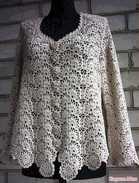 free crochet jacket patterns pinterest
